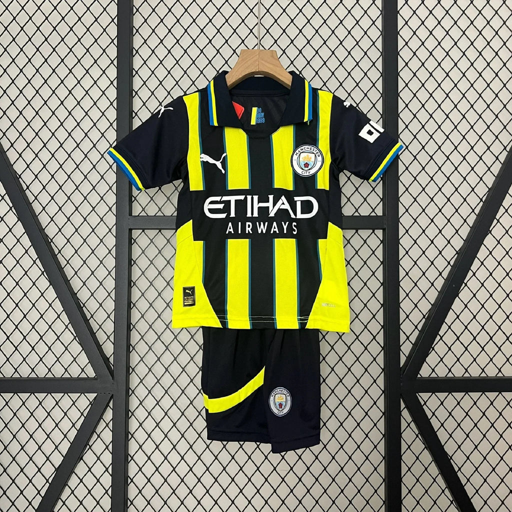 Pack Enfant Manchester City extérieur 2024-25