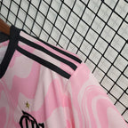 Maillot Flamengo Third Rayé Rose 23/24