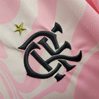 Maillot Flamengo Third Rayé Rose 23/24