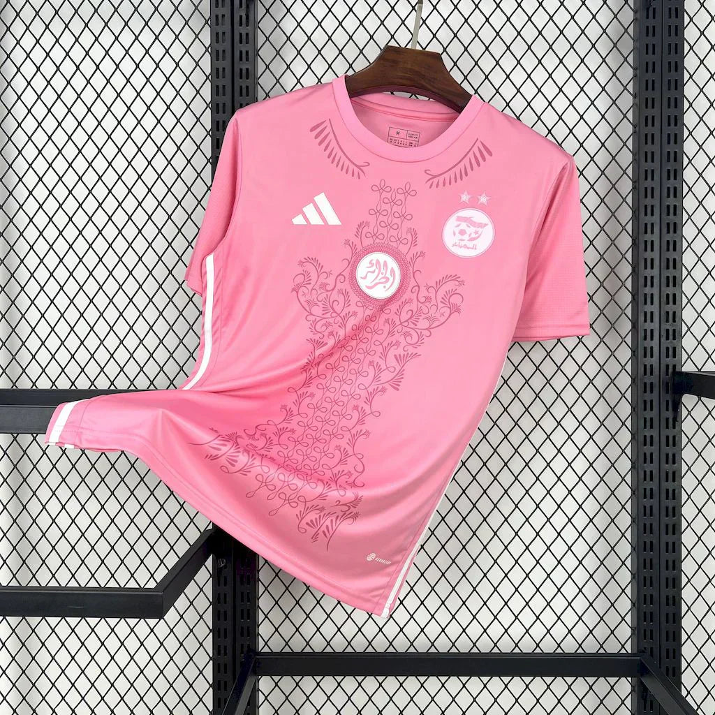 Maillot Algérie Rose et Blanc 25/26