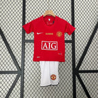 PACK ENFANT RÉTRO MANCHESTER UNITED 2008