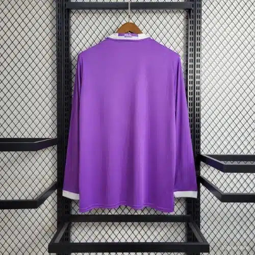 Maillot Real Madrid Retro manches longues Violet 16/17