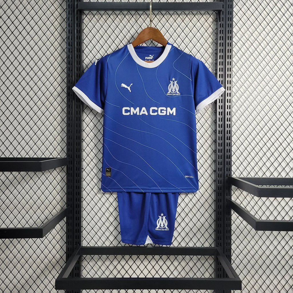 Pack Enfant Olympique de Marseille Extérieur 2023 2024