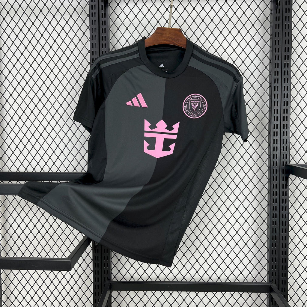 Maillot Inter Miami foot Noir et Gris 25/26