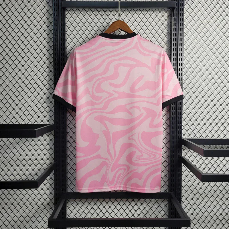Maillot Flamengo Third Rayé Rose 23/24
