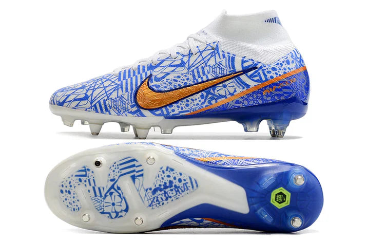 PACK | Maillot Brésil Domicile Bleu et Vert 22/23 + MERCURIAL SUPERFLY IX ELITE SG-6