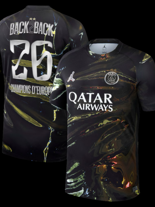 Maillot PSG x Stadium Night 2025-26 AVEC LES 2 ÉTOILES ⭐️ ⭐️